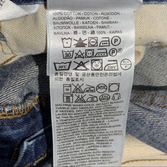 Levi’s Men's 511 Style Slim Fit Leg Denim Jeans Dark Wash Blue Size 31Wx32L EUC - Picture 9 of 11